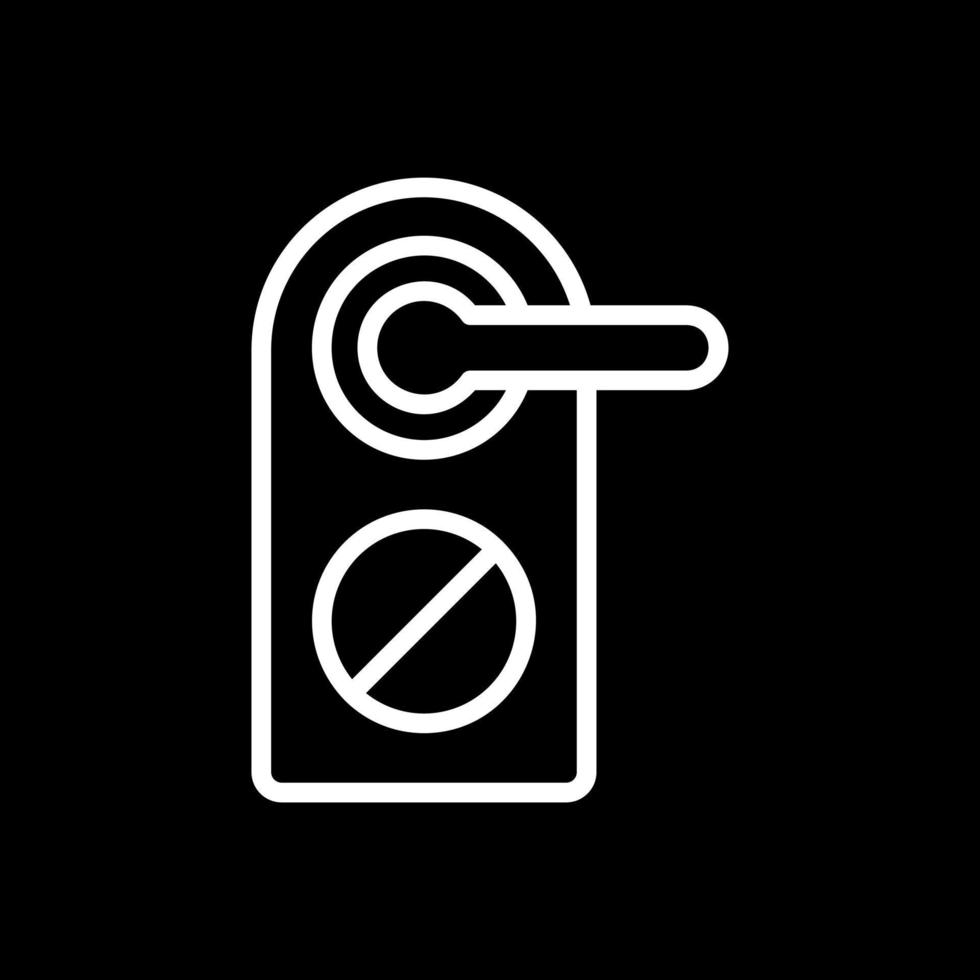 Do Not Disturb Vector Icon Design