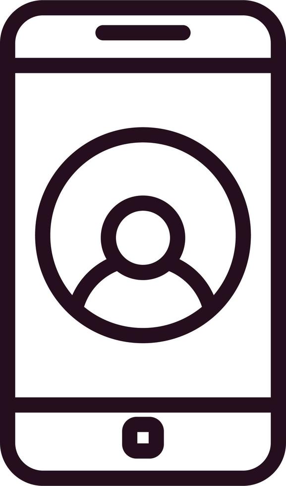 Phone Contact Vector Icon