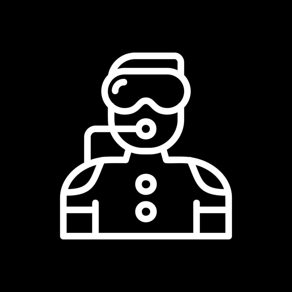 Diver Vector Icon Design