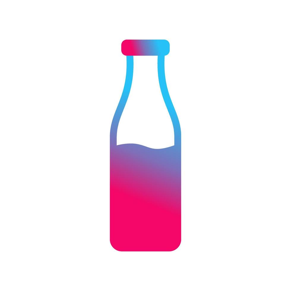 Milk Bottle Vector Icon