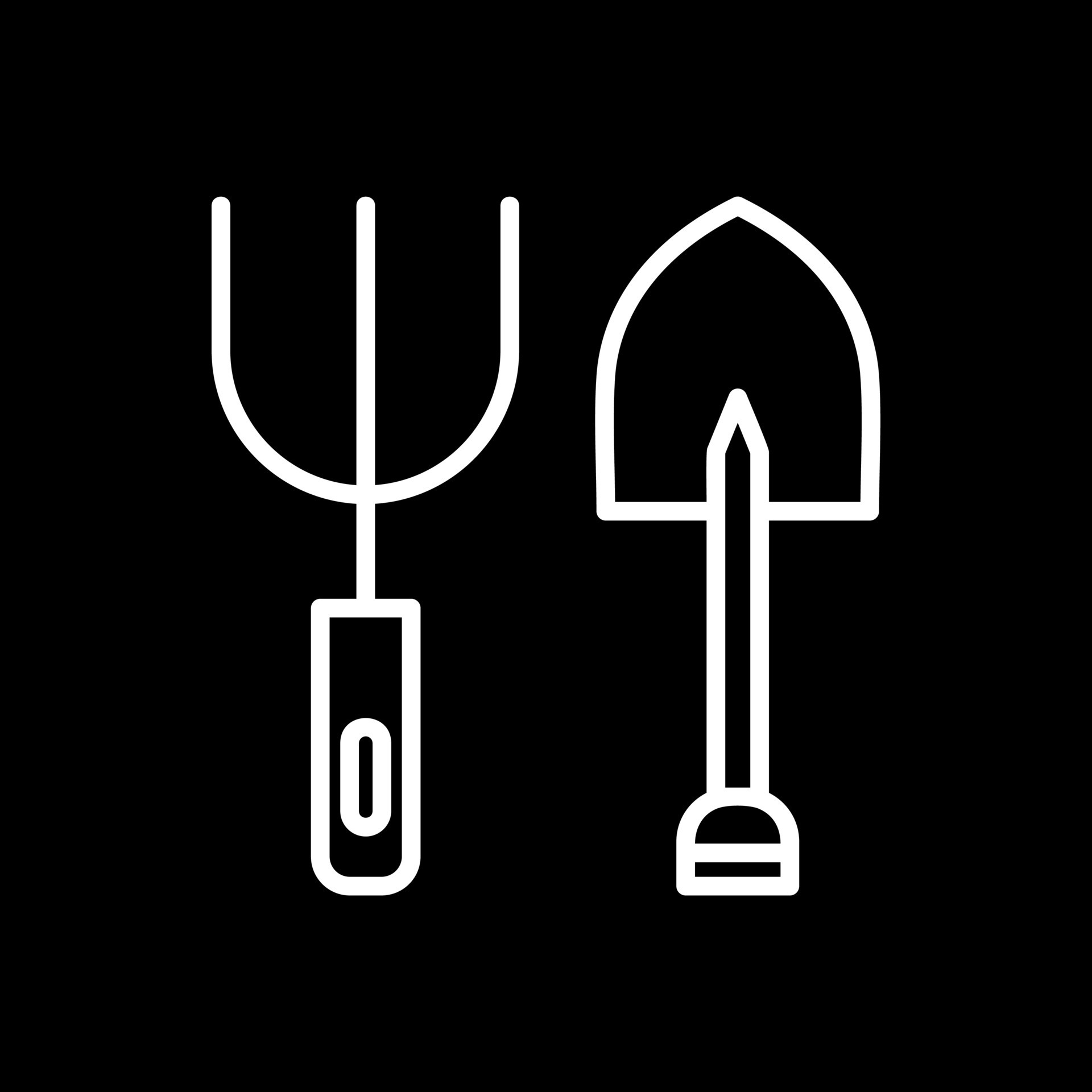 Pitchfork Vector Icon Design 19779109 Vector Art at Vecteezy