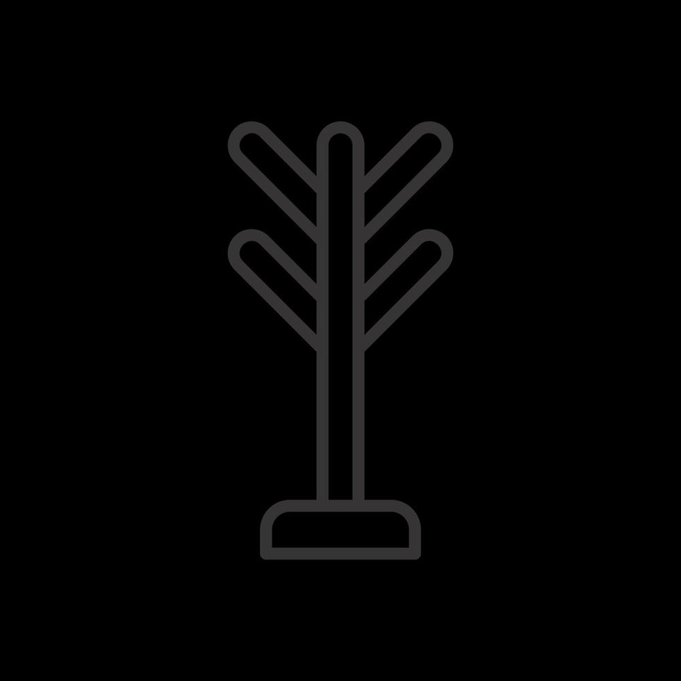 Coat Rack Vector Icon Design