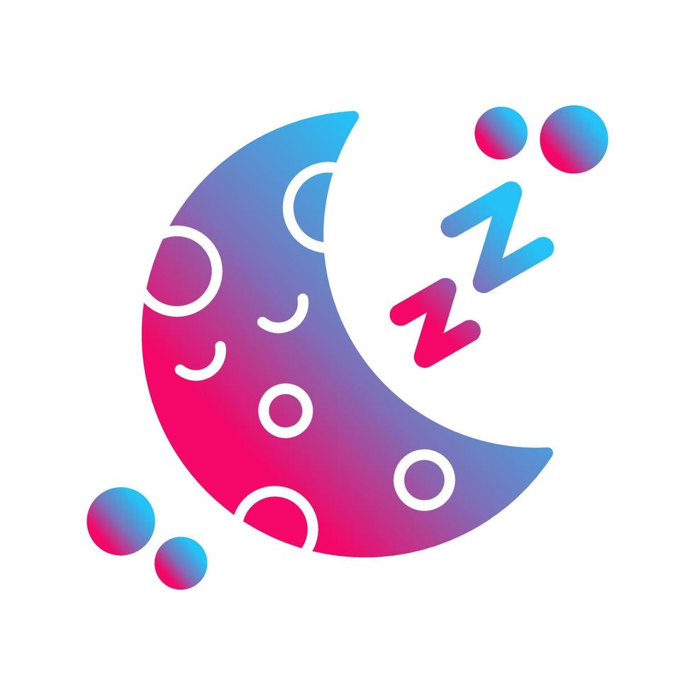 icono de vector de dormir