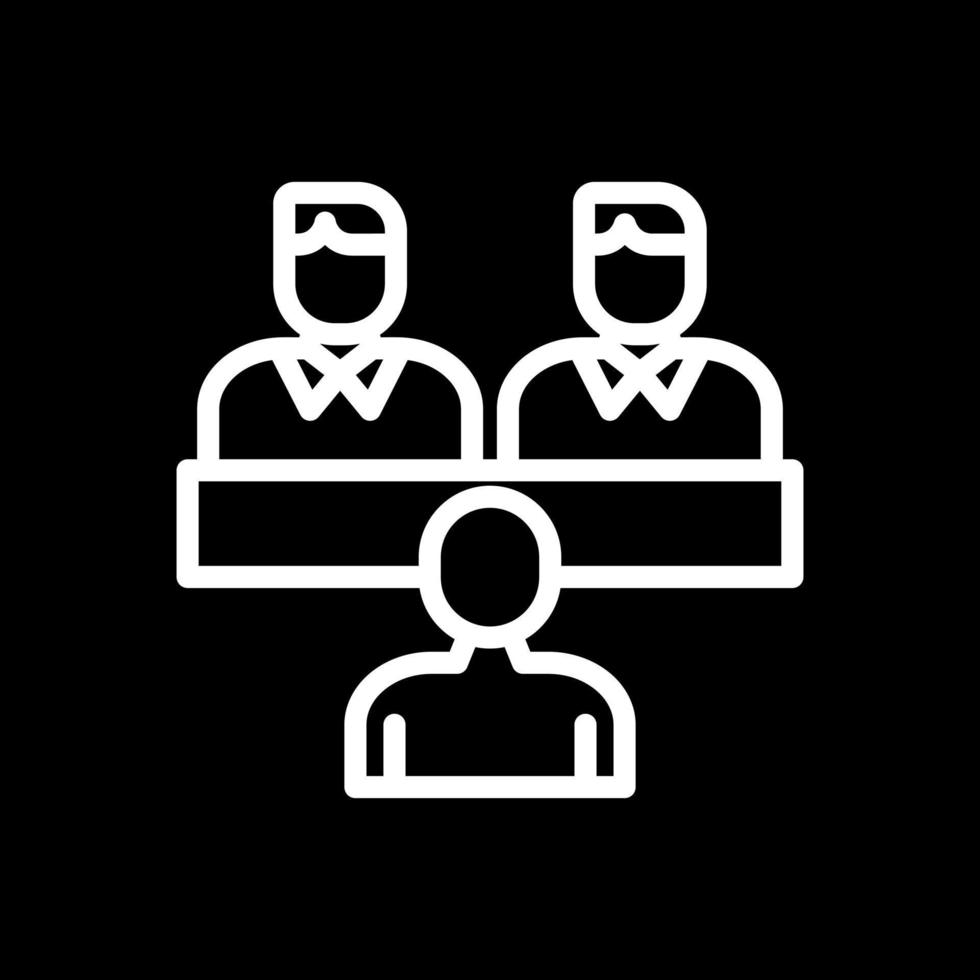 Job Interview Vector Icon Design