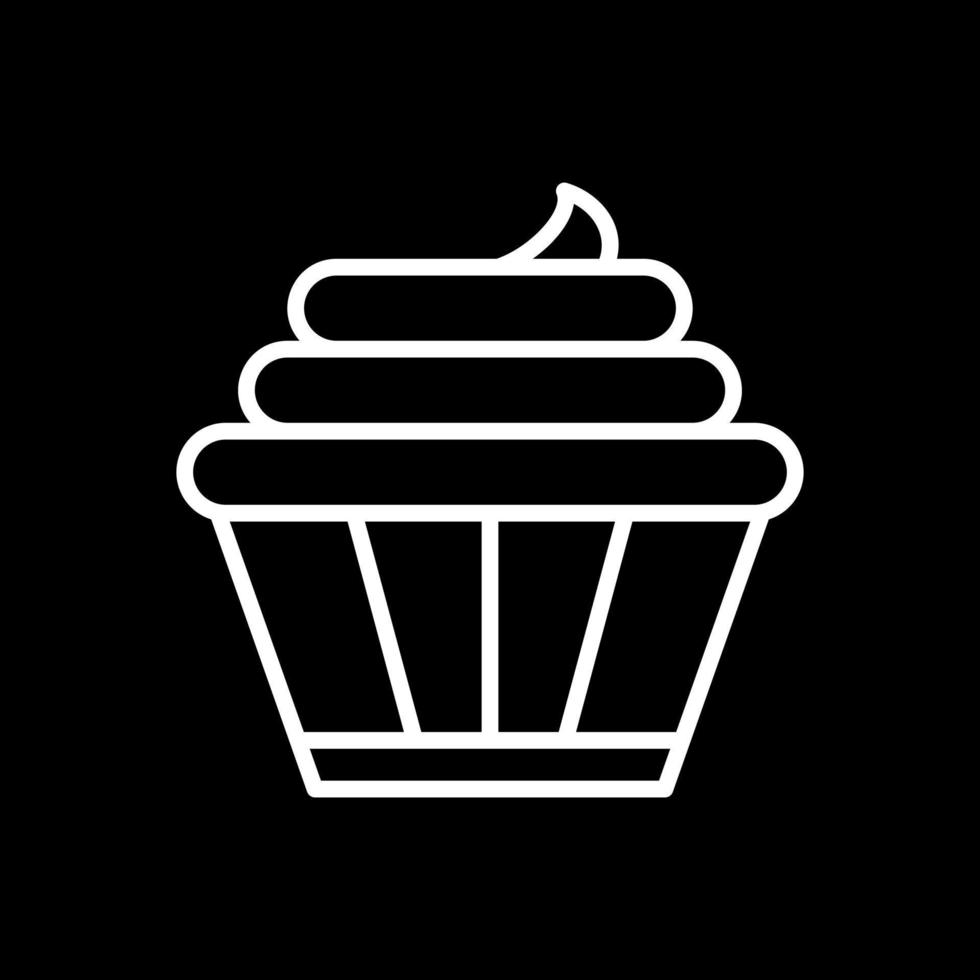 diseño de icono de vector de cupcakes