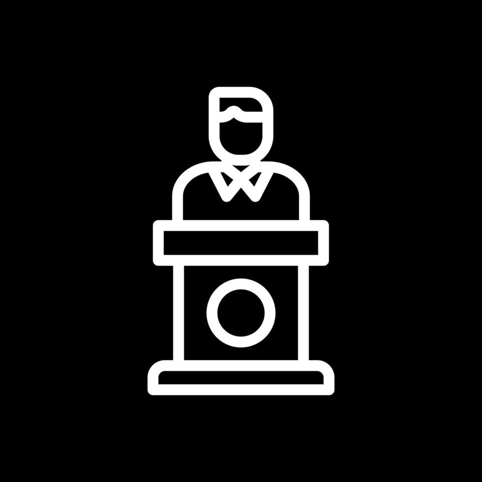 Politician Vector Icon Design