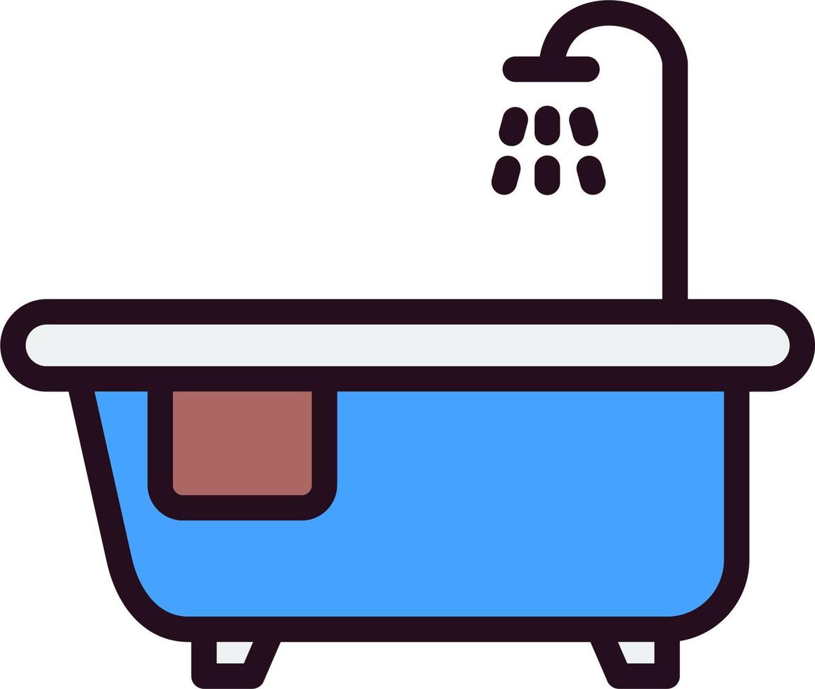 Bath Tub Vector Icon