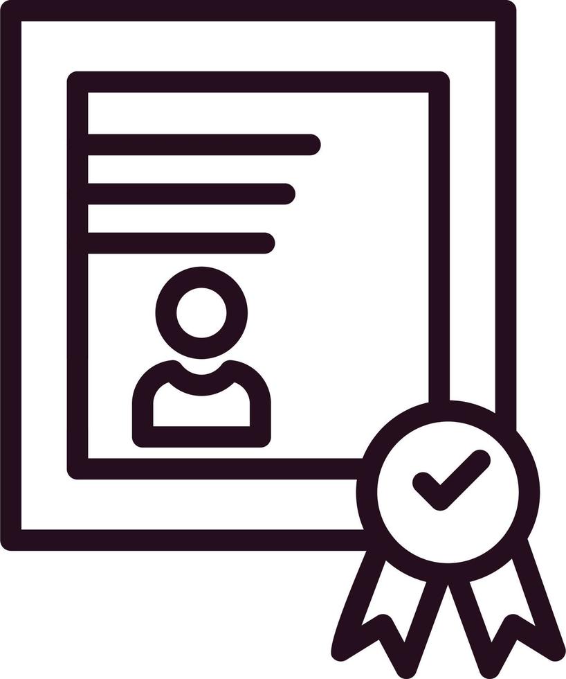 Certificat Vector Icon
