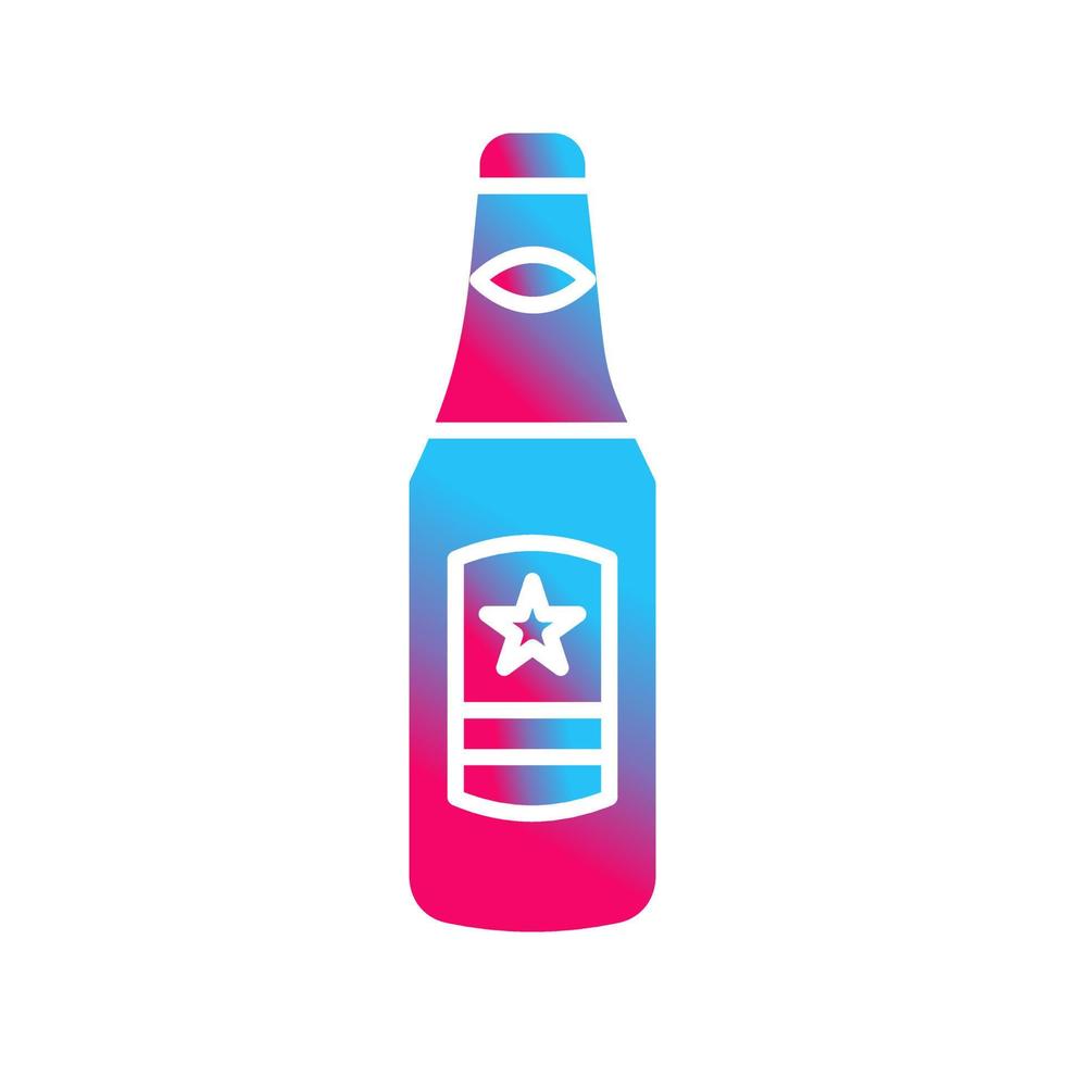 Beer Bottle Vector Icon