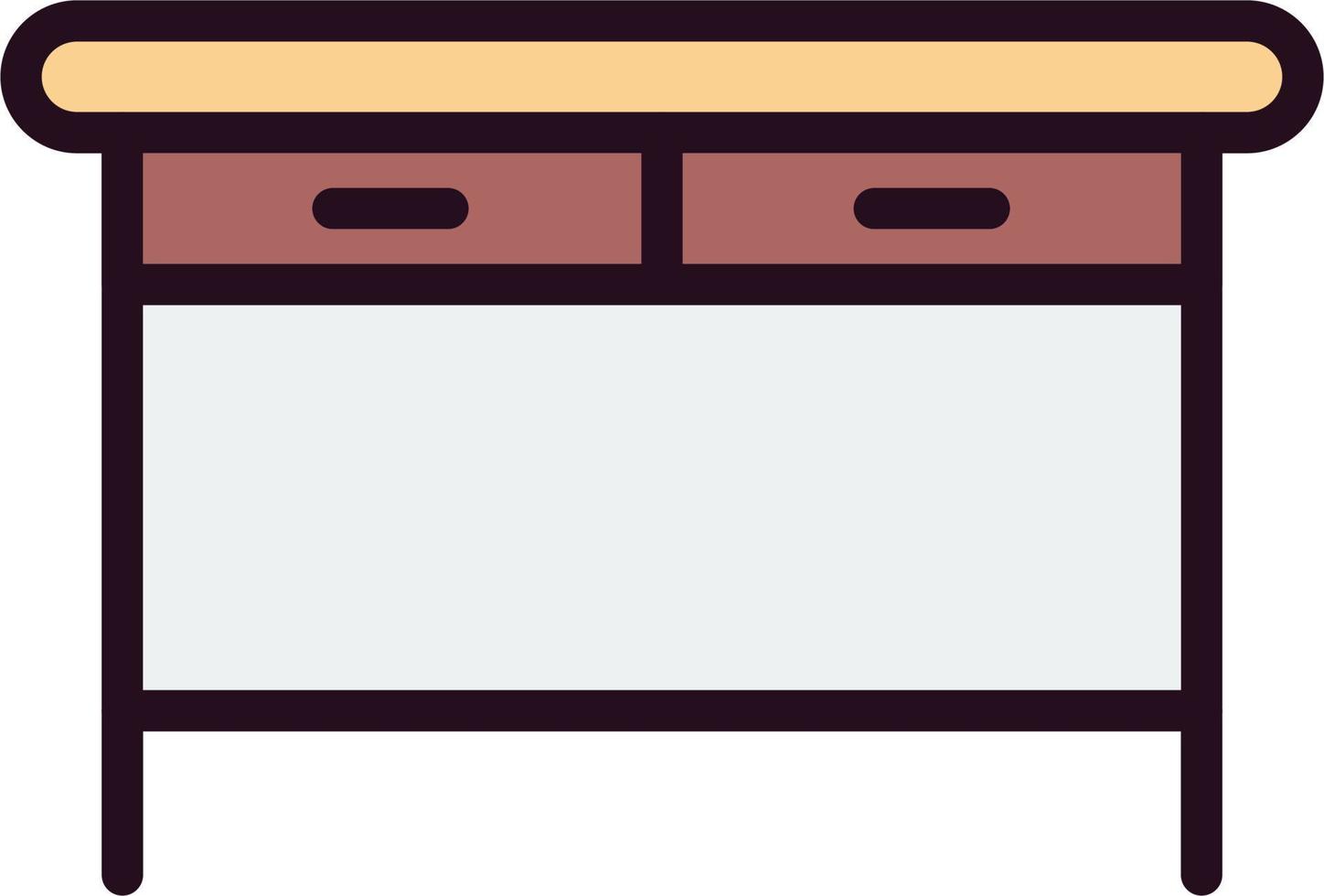 Desk  Vector Icon