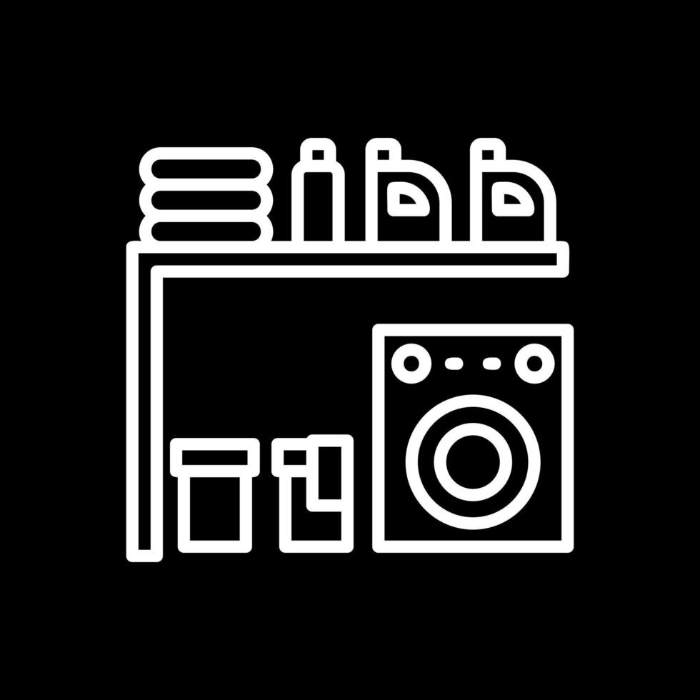 Laundry Room Vector Icon Design
