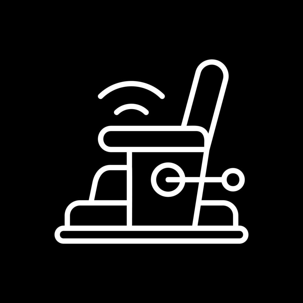 Electric Chair Vector Icon Design