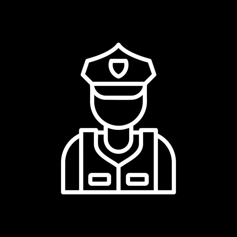 Security Guard Vector Icon Design