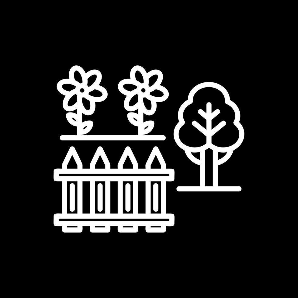 Back Garden Vector Icon Design