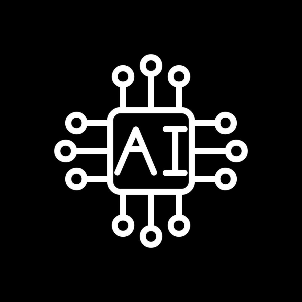 Artifical Intelligence Vector Icon Design