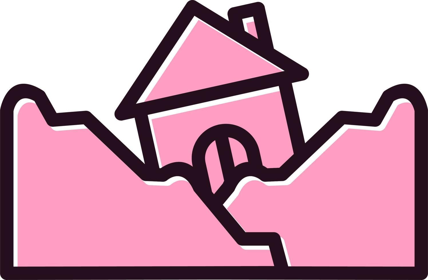 Earthquake Vector Icon