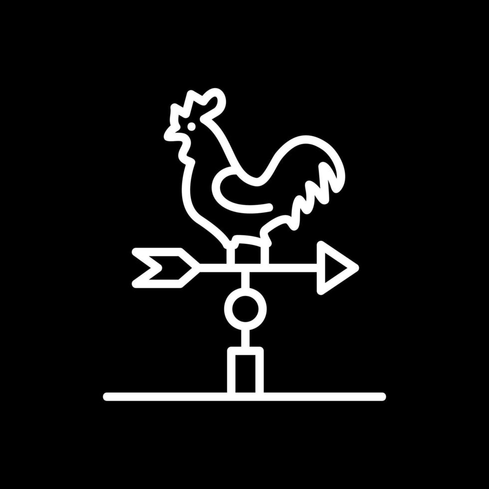 Weather Vane Vector Icon Design