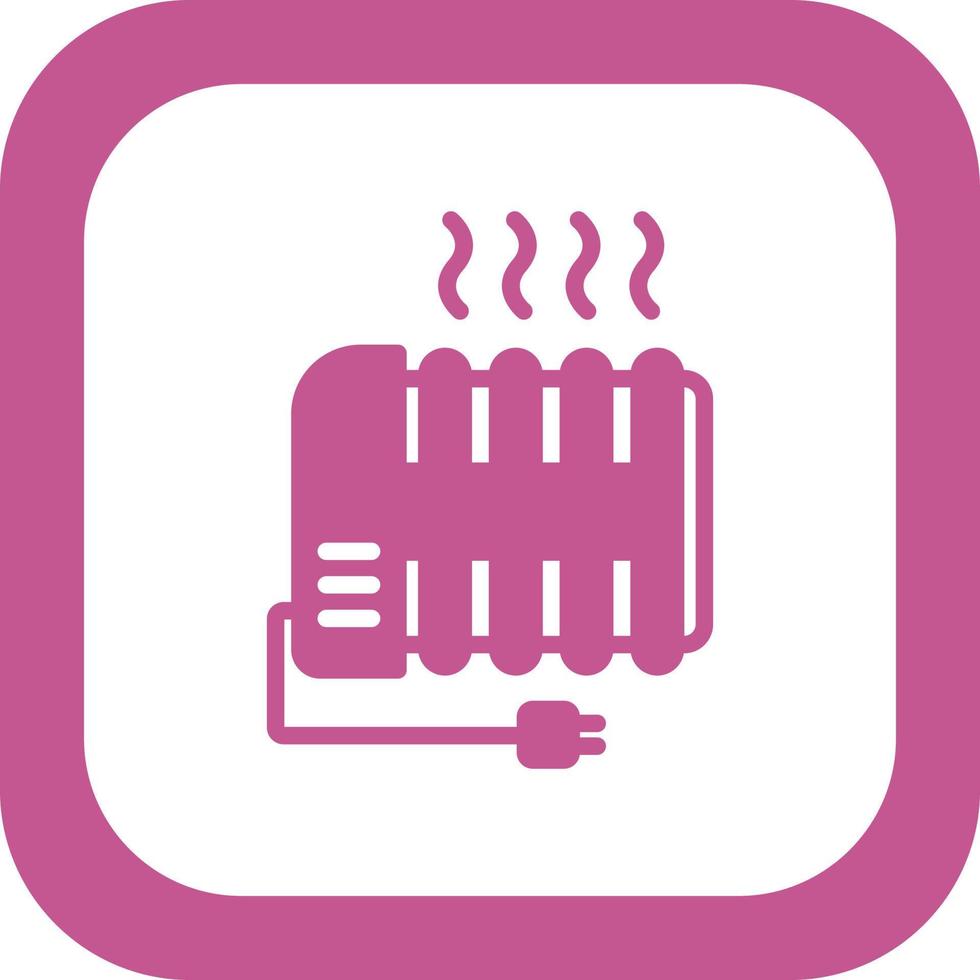 Radiator Heating Vector Icon