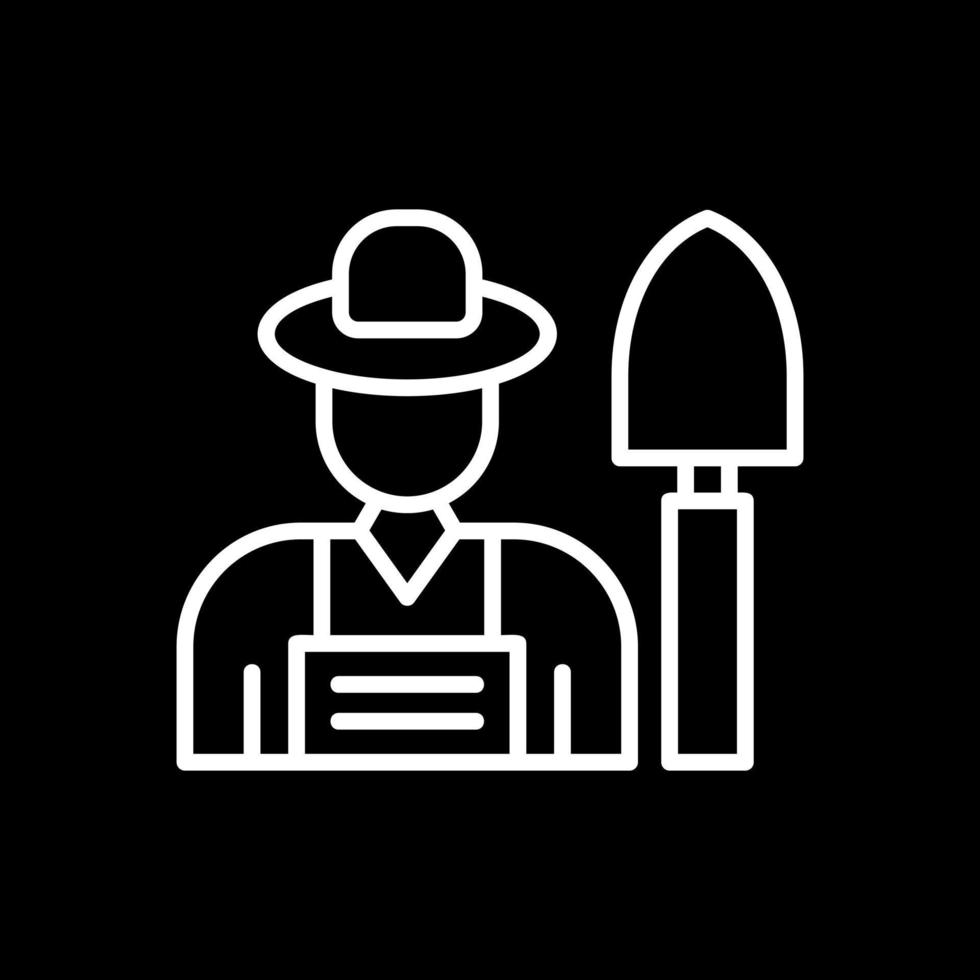 Farmer Vector Icon Design