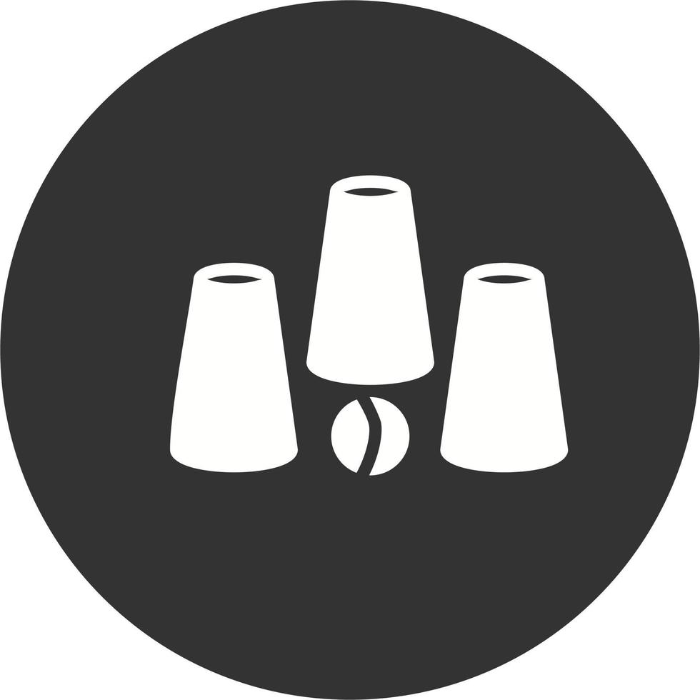 Cups Game Vector Icon