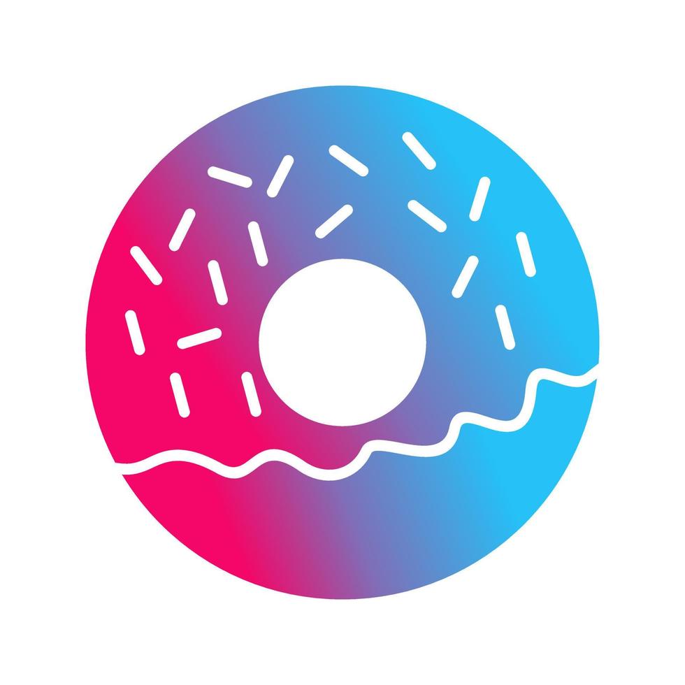 icono de vector de donut