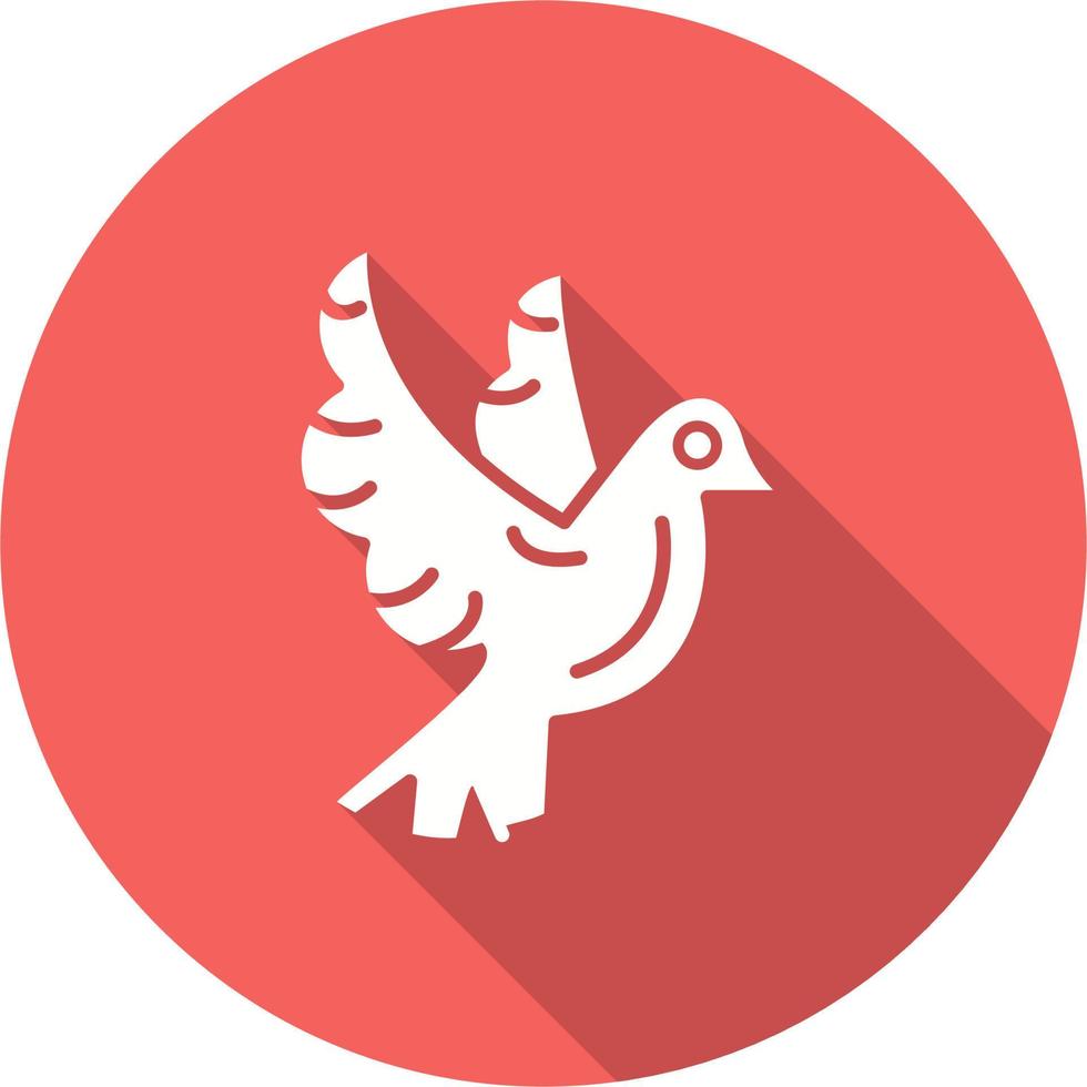 icono de vector de paloma