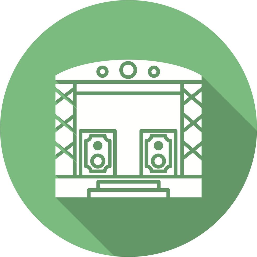 Stage Vector Icon
