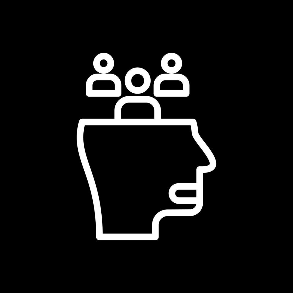 Social Anxiety Vector Icon Design