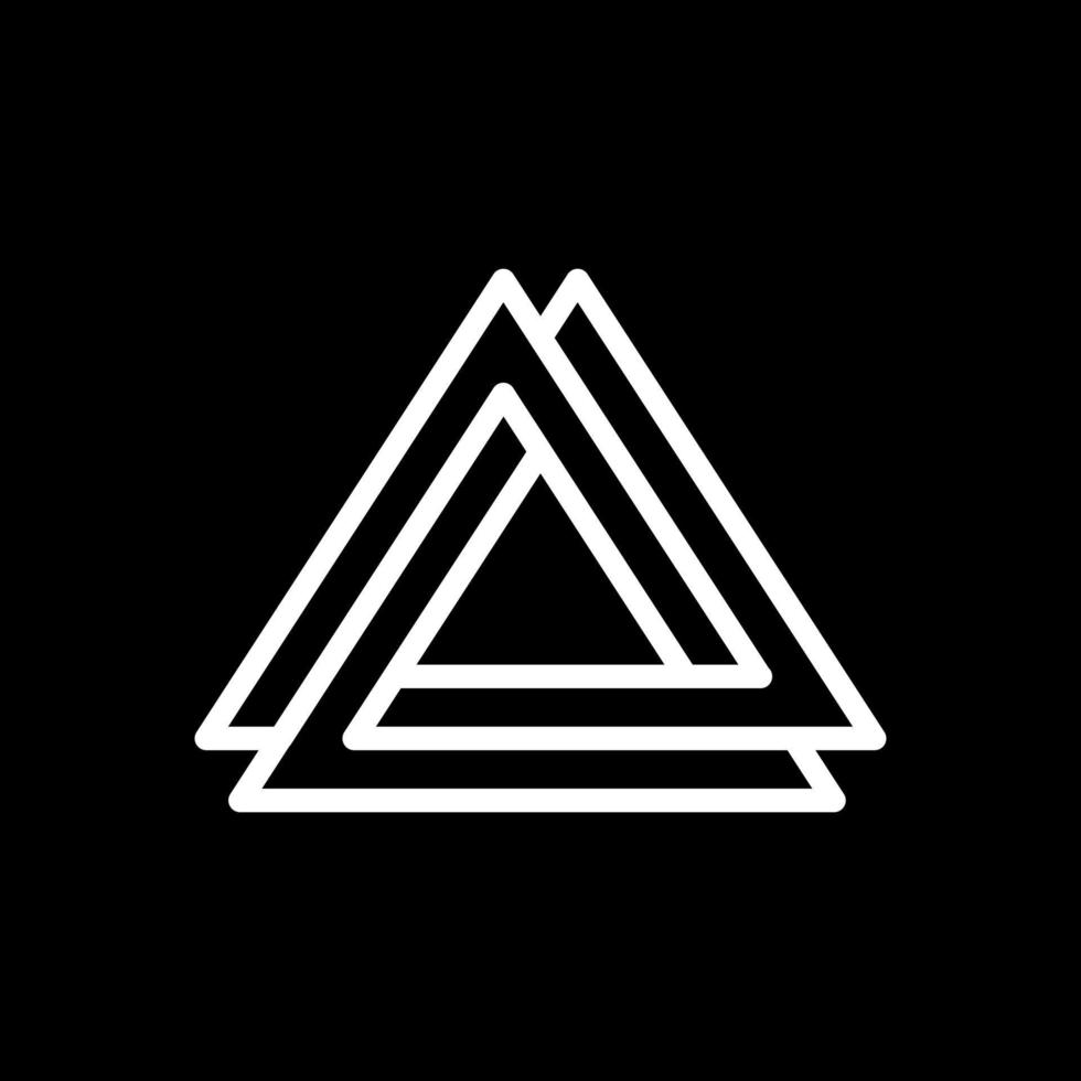 diseño de icono de vector de valknut