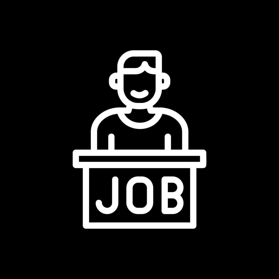 Job Vector Icon Design