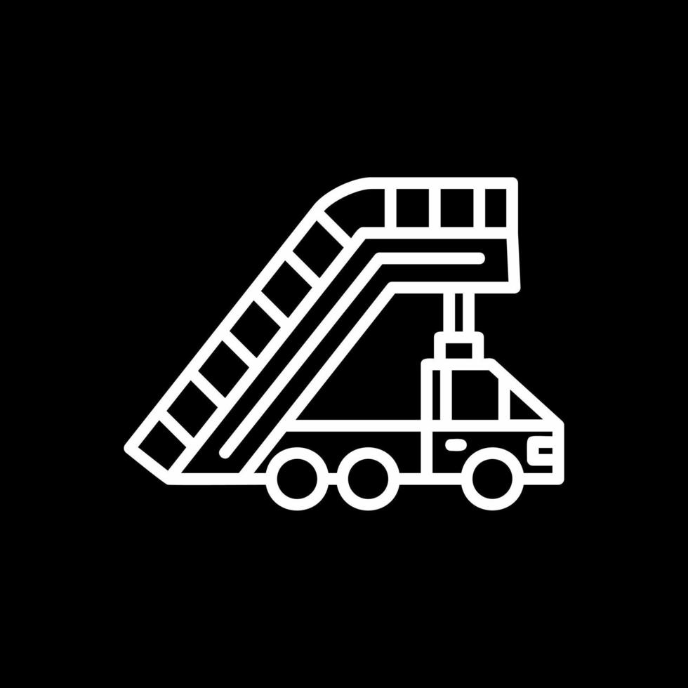 Stairs Vector Icon Design