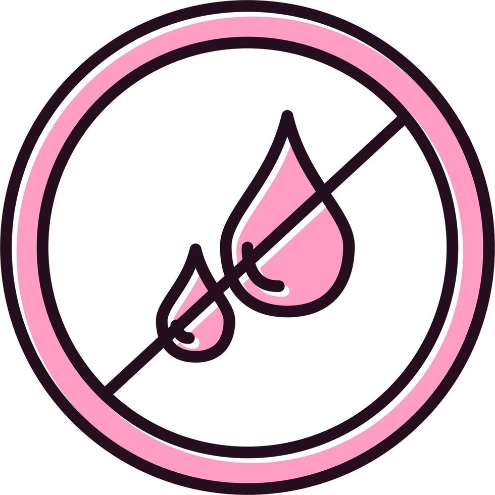 No liquids Vector Icon