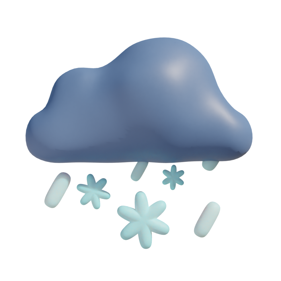 rainy snow on transparent background png