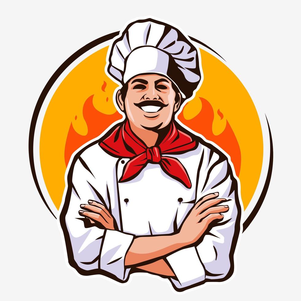 Maestro cocinero ilustración diseño vector