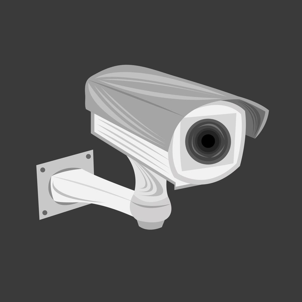 Modern security camera vector illustration for graphic design and decorative element