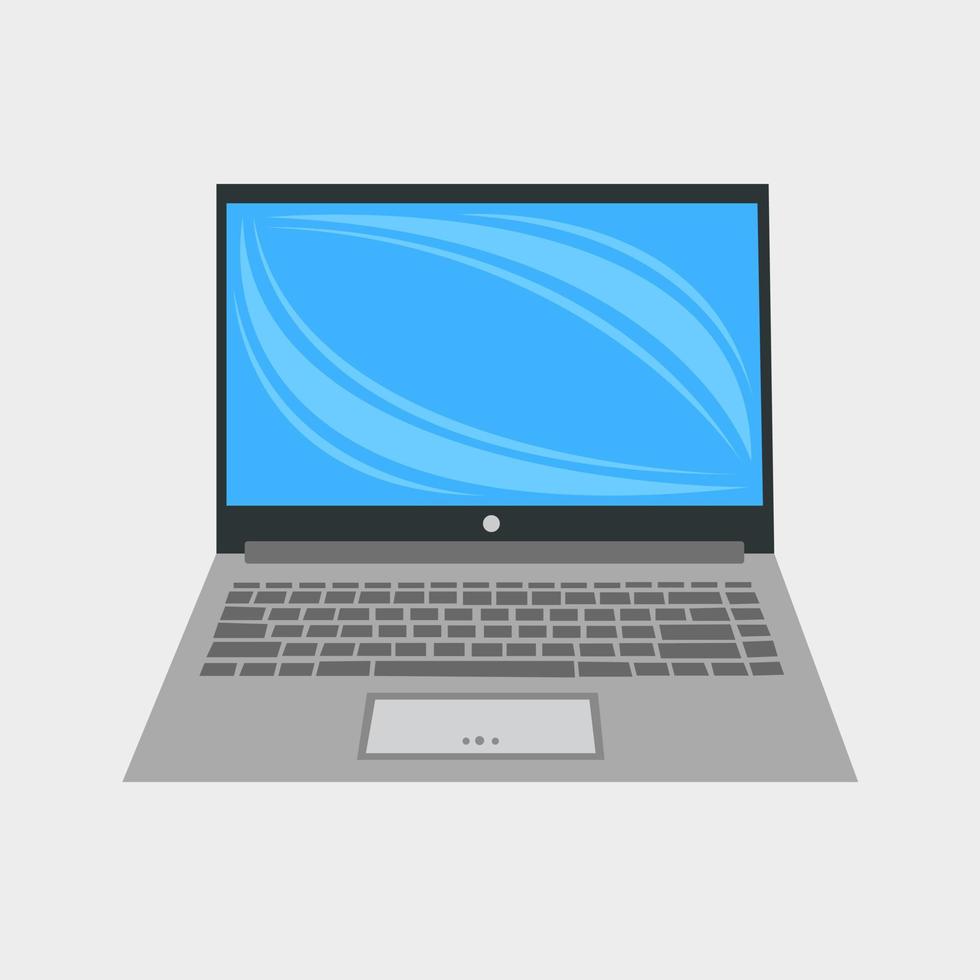 Laptop vector illustration for graphic design and decorative element