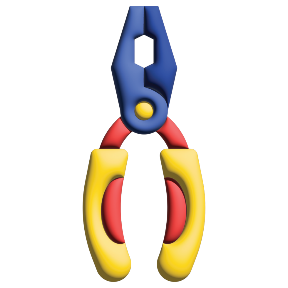 3d illustration plier png