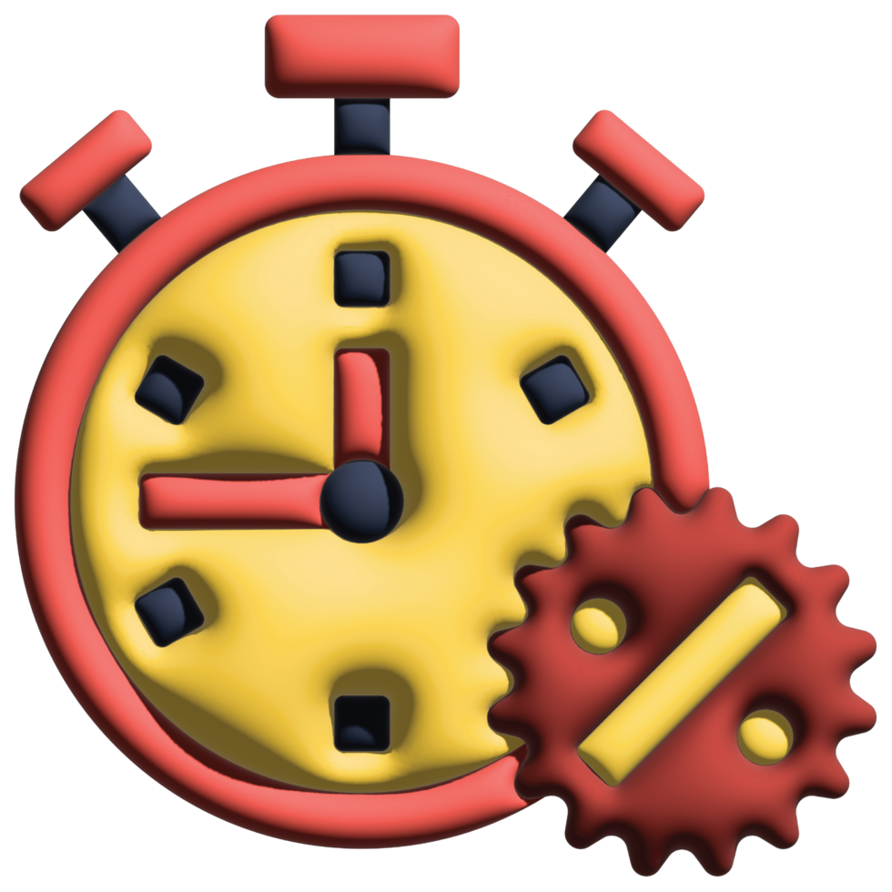 3D illustration temporary offer in sale set png