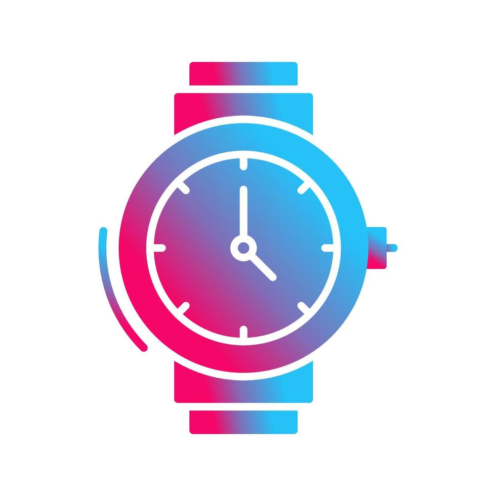 icono de vector de reloj de pulsera