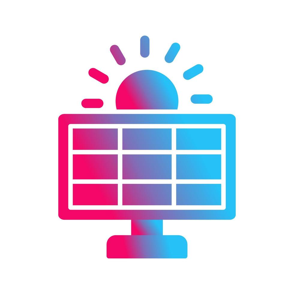 icono de vector de sistema solar