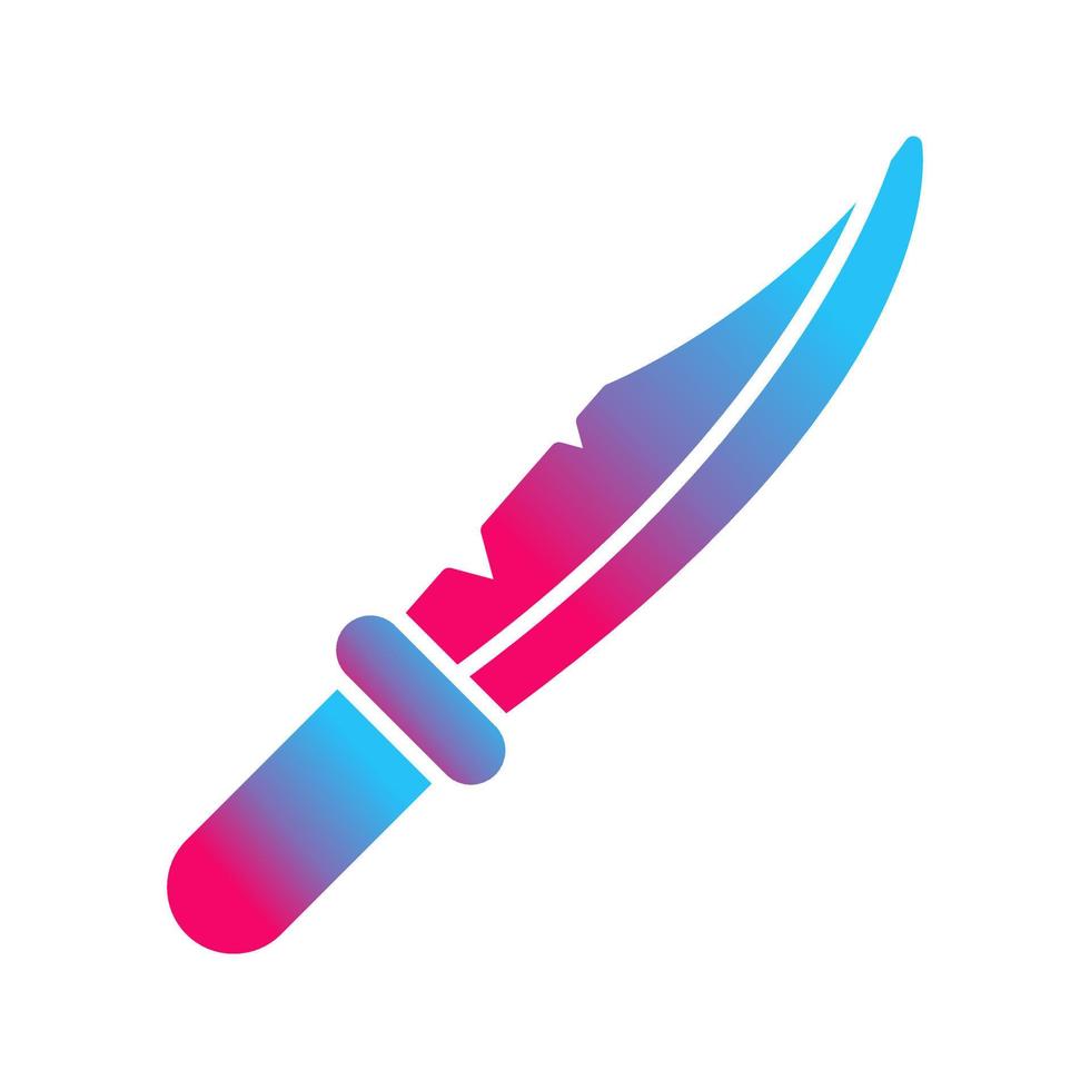 icono de vector de cuchillo