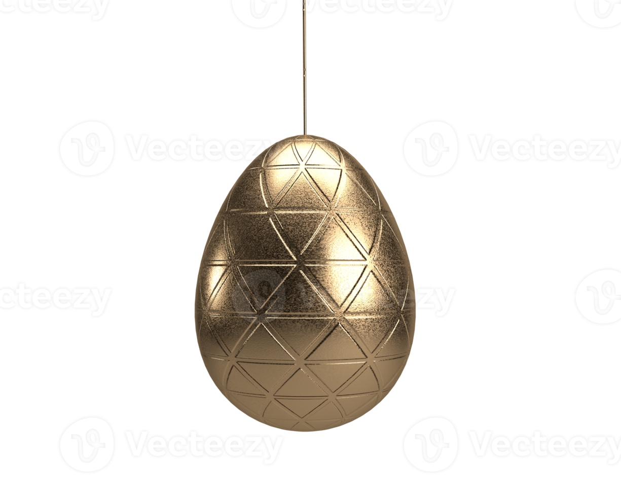 Golden yellow orange gradient color symbol decoration easter egg rabbit animal wild shiny creative graphic design luxury wealth rich money success april spring season realistic beautiful.3d render png