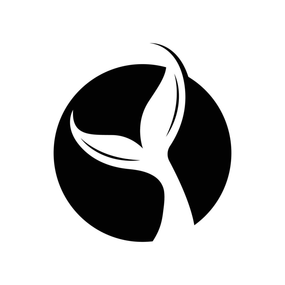 killer whale orca logo vector illustration