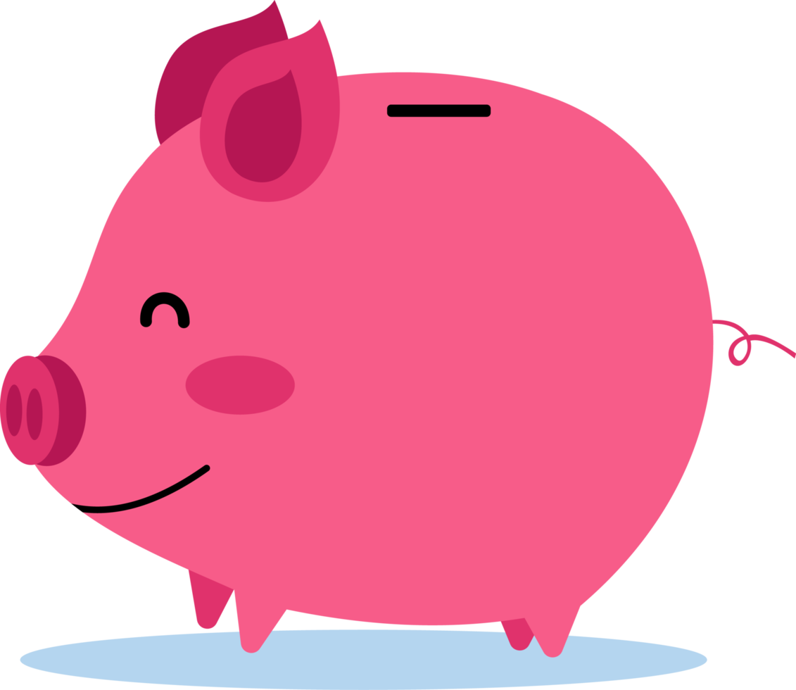 Schweinchen Bank Illustration. Illustration von Speichern Geld im ein Schweinchen Bank png