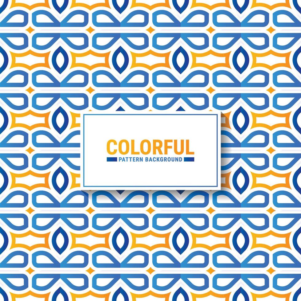 Colorful abstract geometric pattern design vector
