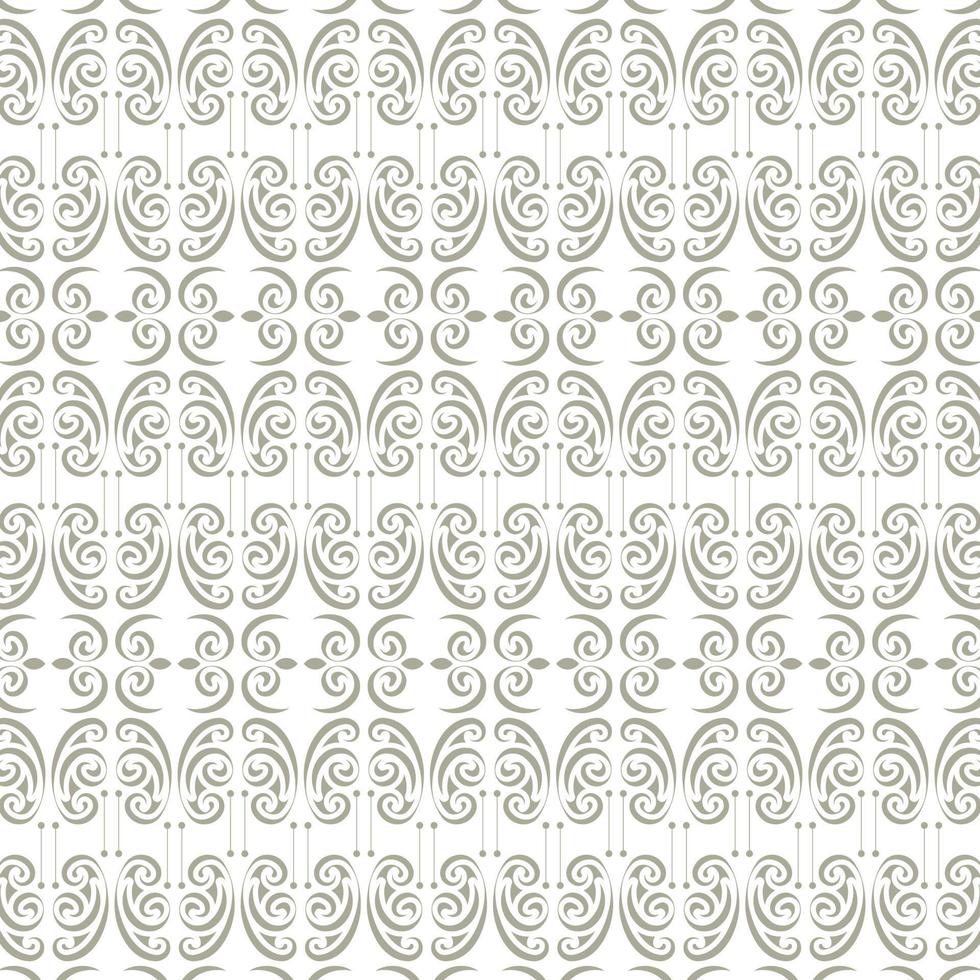 flat ornament line pattern design vector