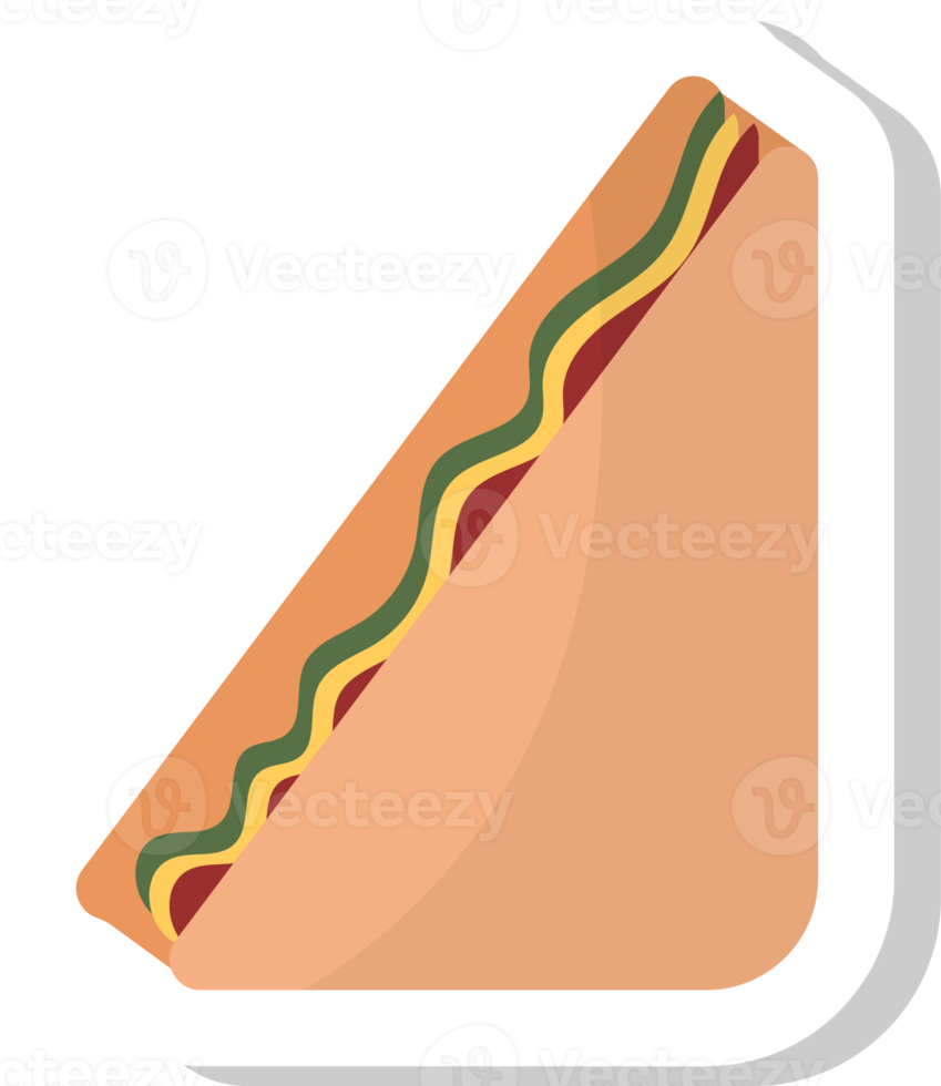 sandwich icon, fast food stickers. png