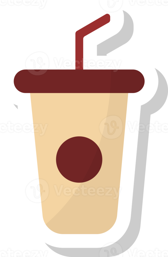 glass icon, drinks stickers. png