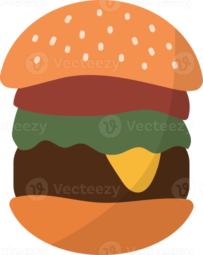 hamburguesa, hamburguesa plano icono, rápido comida icono. png