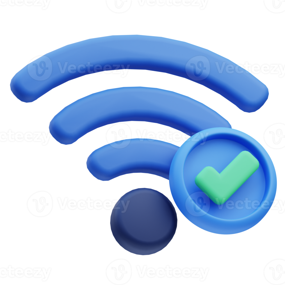 3d icona Internet informatica crimine Wi-Fi png